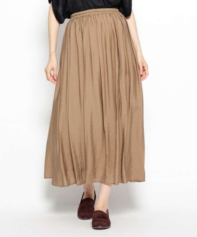 ギャザーマキシスカート