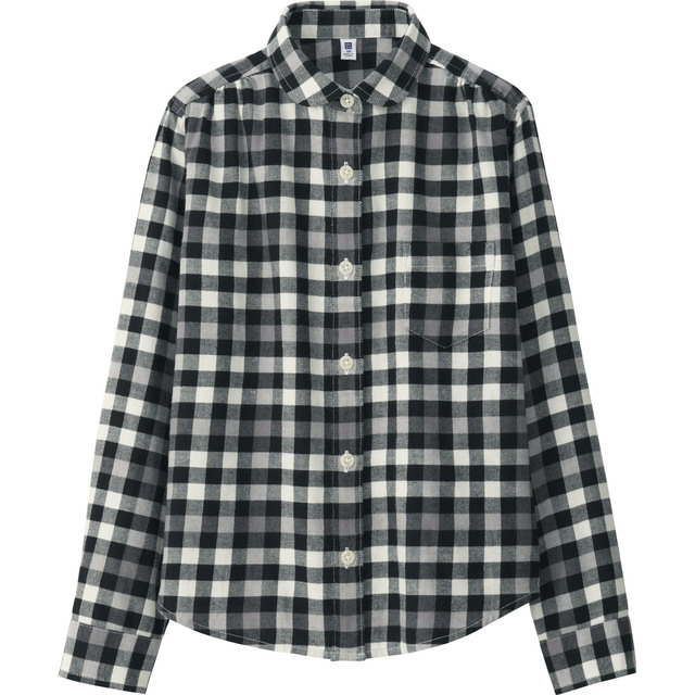 KIDS フランネルチェックシャツ（長袖）