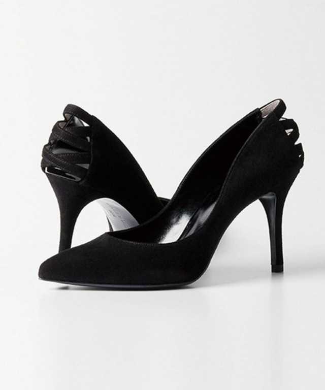 Odette e Odile OID バッククロス パンプス