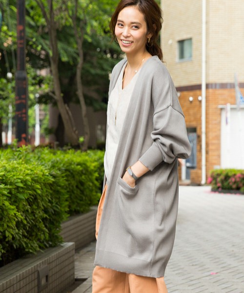 STUDIOUS　コットンドルマンカーディガン