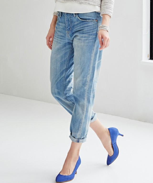 green label relaxing GC DNM B/F パンツ