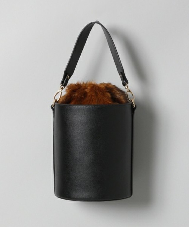 JEANASIS ファーバケツバッグ