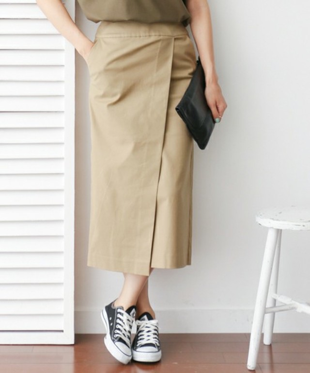 URBAN RESEARCH DOORS WOMENS DOORS ラップストレートスカート