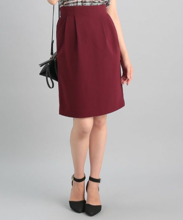 ROPE' PICNIC ダブルクロスタックストレートスカート