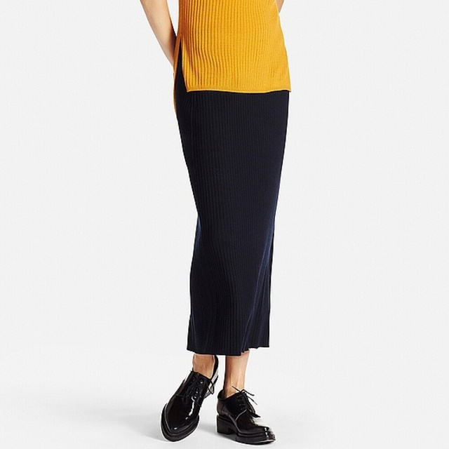 メリノブレンドリブスカート