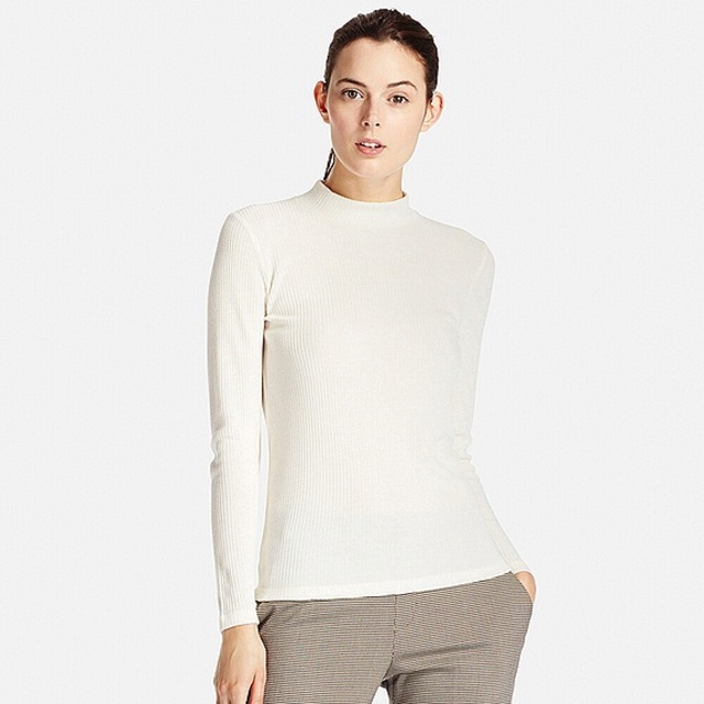 リブハイネックT（長袖）