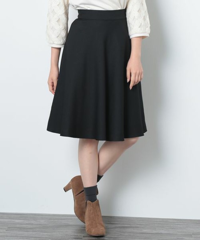 ROPE' PICNIC エステルスラブサーキュラースカート