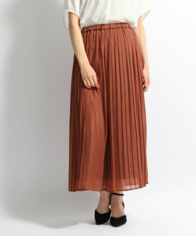 apart by lowrys シフォンプリーツスカーチョ