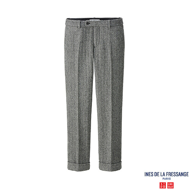 WOMEN ツイードパンツ（ヘリンボーン）＋