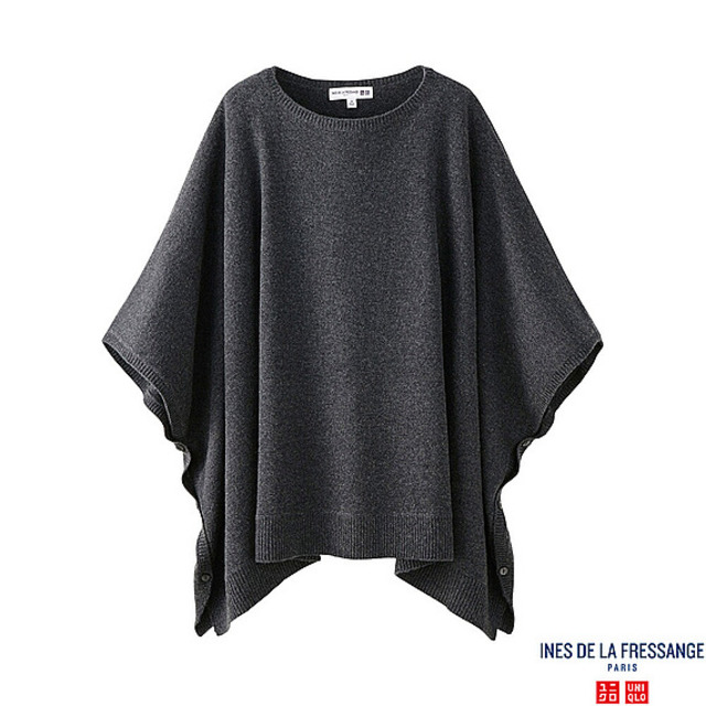 WOMEN カシミヤポンチョ＋