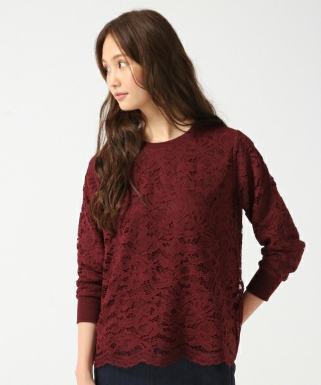 GLOBAL WORK ソウレースカットプルオーバー長袖