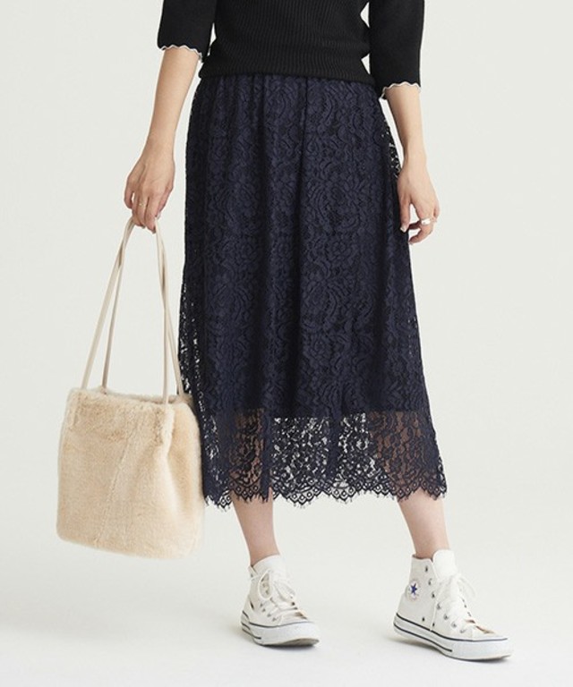 MAJESTIC LEGON 総レーススカート