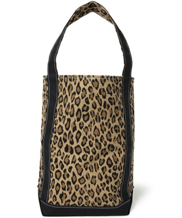＜TEMBEA(テンベア)＞レオパード柄 バゲットトートバッグ