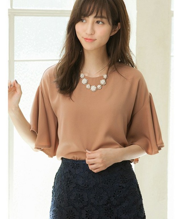 Color フリルブラウス