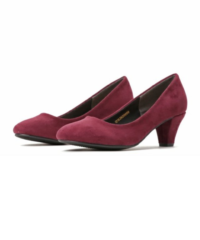 フェイクスウェードプレーンパンプス