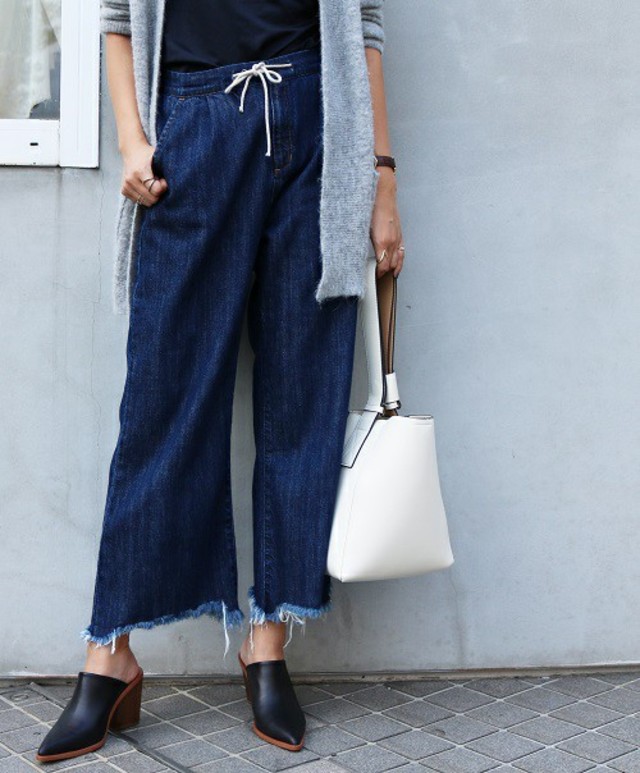 TODAYFUL フリンジイージーデニム