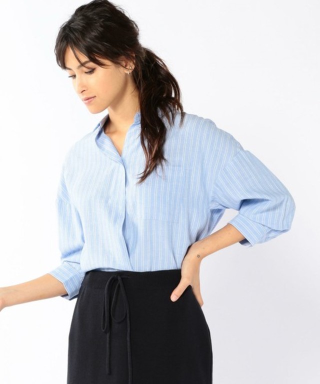 ストライプスキッパーシャツ