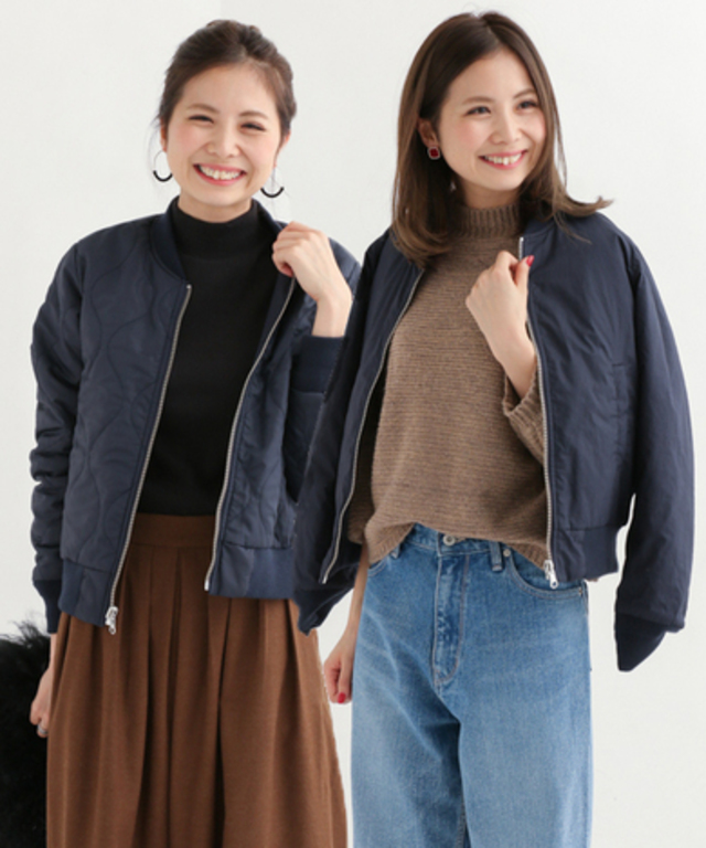 中綿リバーシブルMA-1