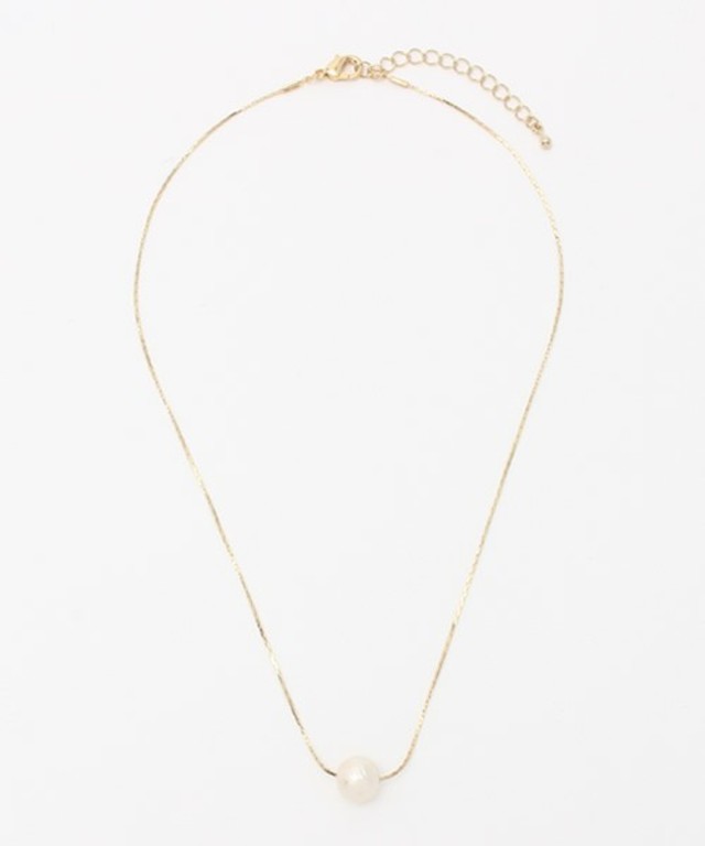 コットンパールネックレス