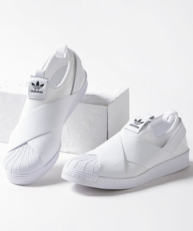 オリジナルス スーパースタースリッポン[Superstar Slip On W]