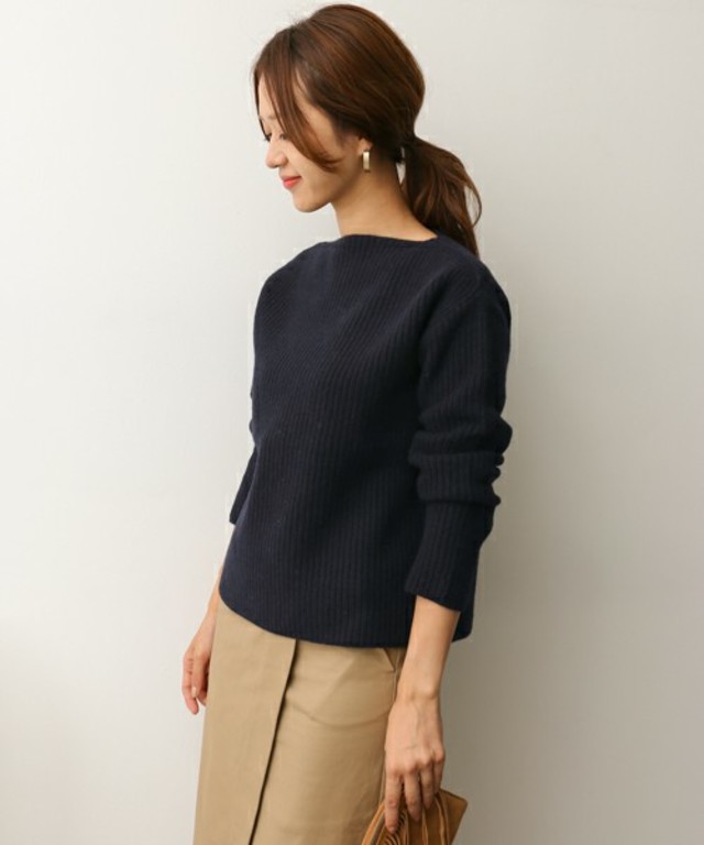 URBAN RESEARCH DOORS WOMENS　ハミルトンウールボートネックニット