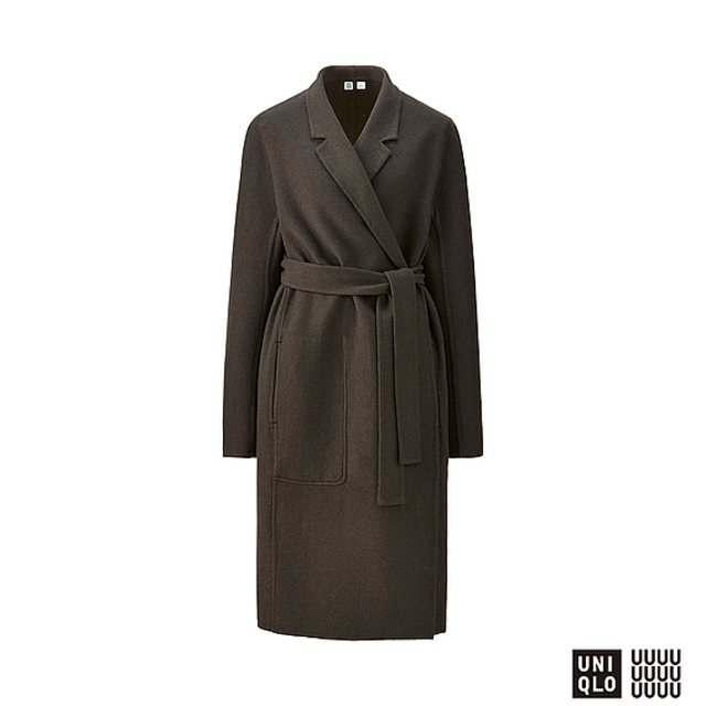 WOMEN ダブルフェイスラップコート