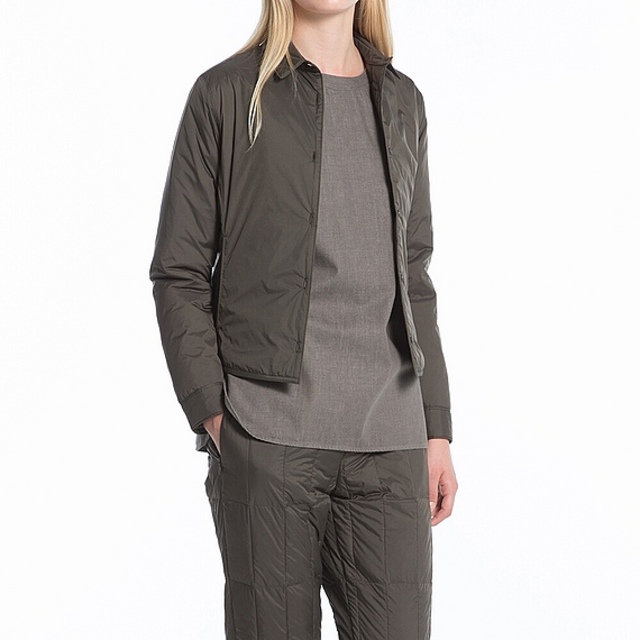 WOMEN ライトダウンシャツジャケット＋E