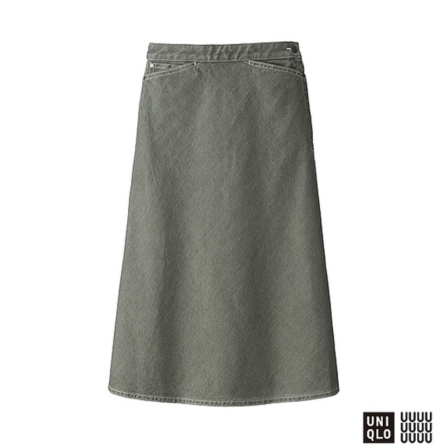 WOMEN デニムフレアスカート＋E