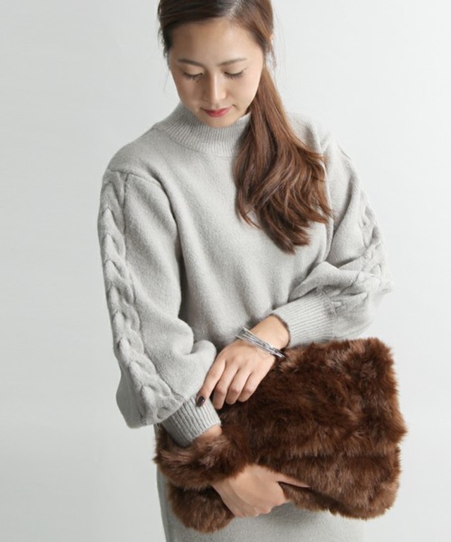 WEGO/クチオレファークラッチバッグ