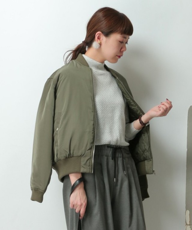 ikka 中綿入りMA-1