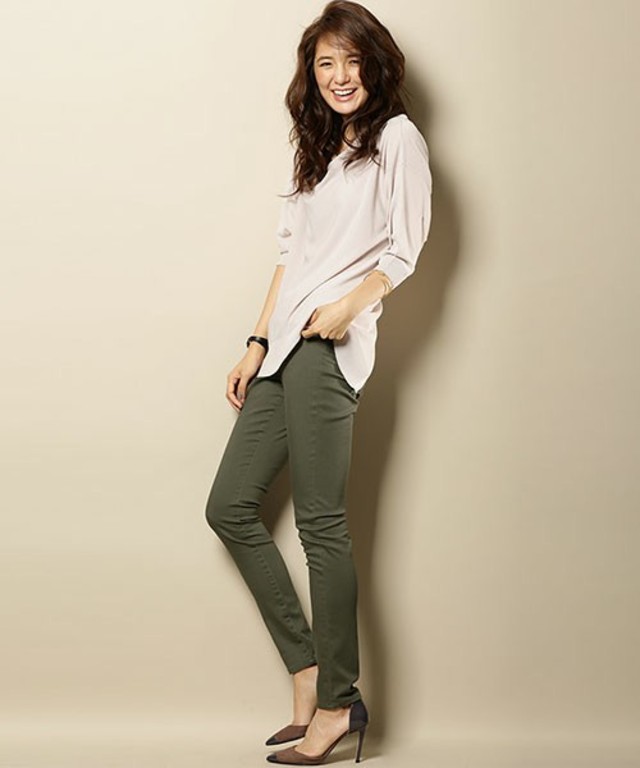 カラースキニーパンツ jegginny