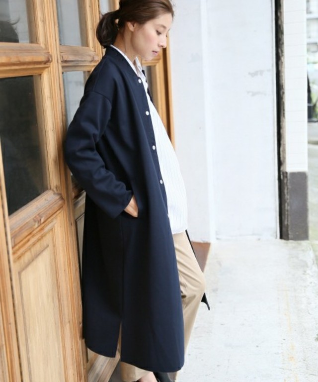 LEPSIM ロングブルゾンコート