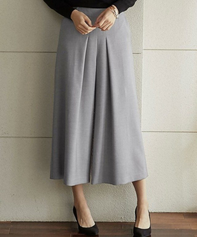 タックワイド パンツ