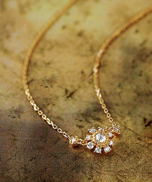 数量限定：2016年限定K18ダイヤモンドネックレス