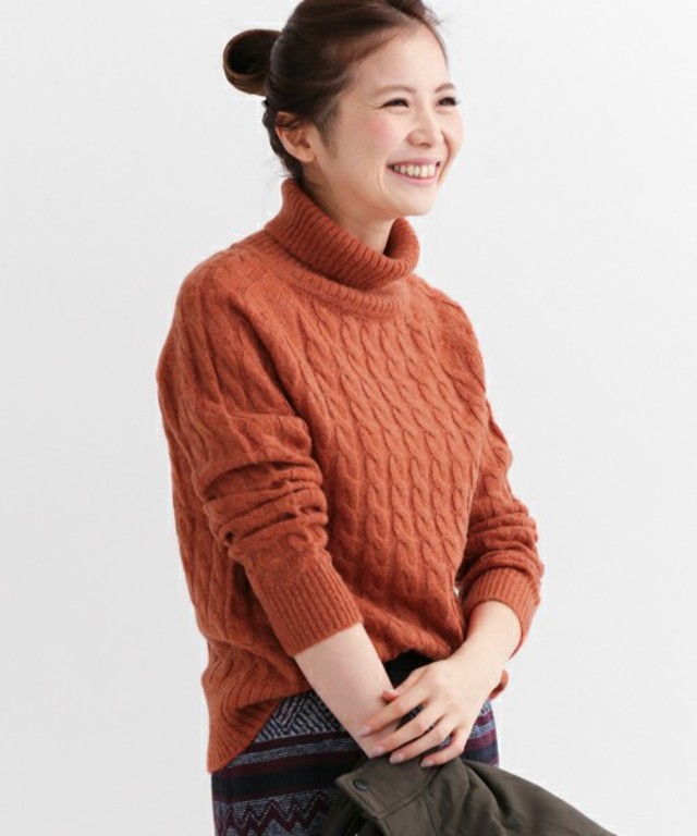 URBAN RESEARCH Sonny Label 起毛ケーブルプルオーバー