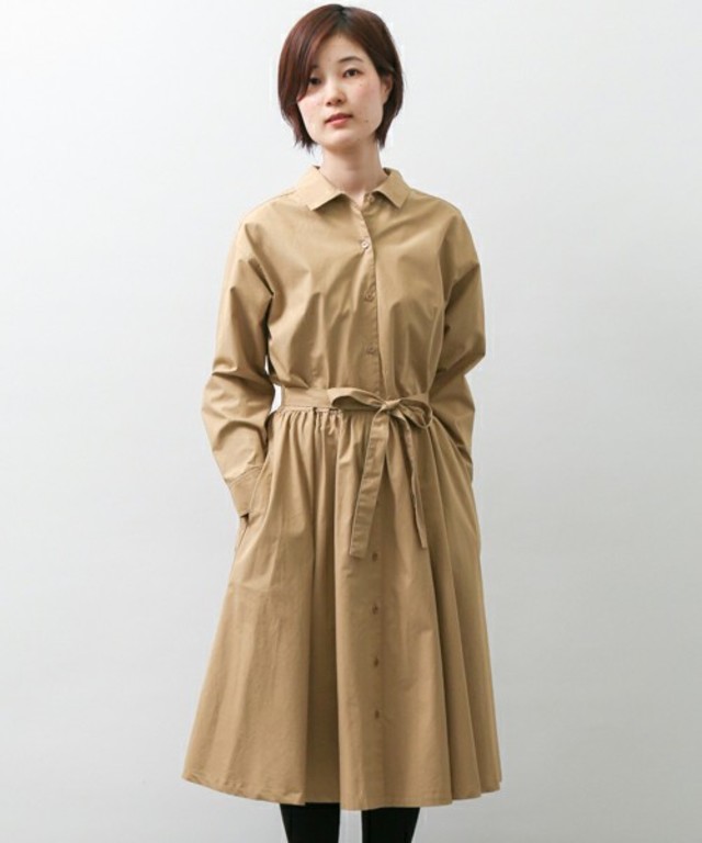 かぐれ タイプライターシャツワンピース