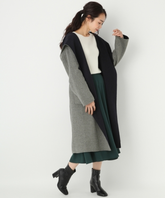 WP/Wフェイスフードガウン