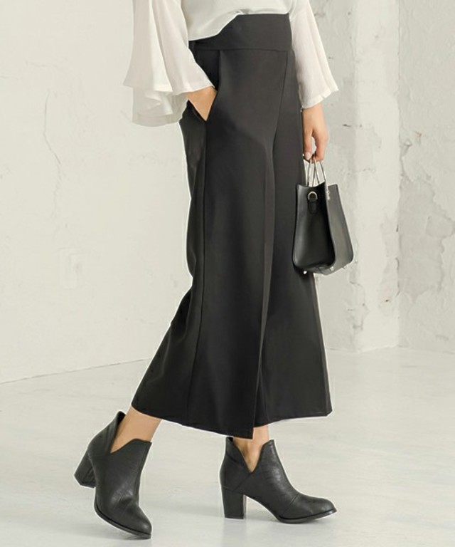 Re:EDIT シンプルガウチョパンツ