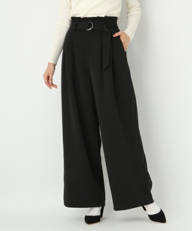 apart by lowrys P/PUウエストタックワイドパンツ 737627