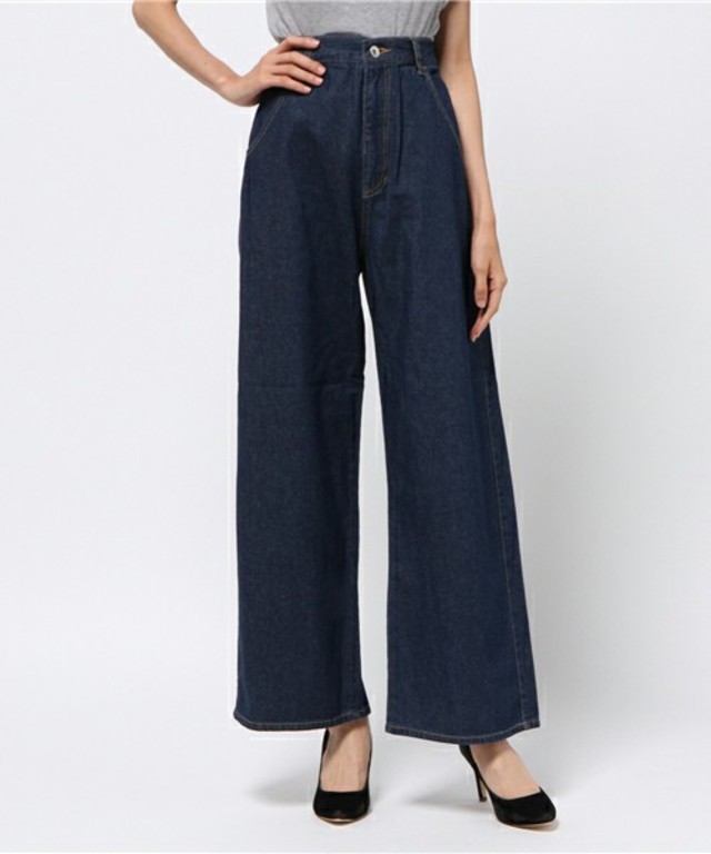 STYLEST　ワイドデニムパンツ