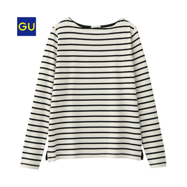 ボーダーボートネックＴ