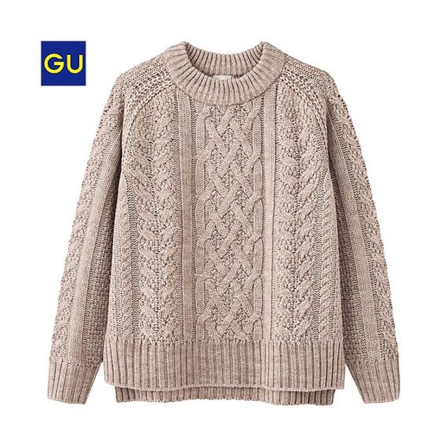 アランケーブルセーター