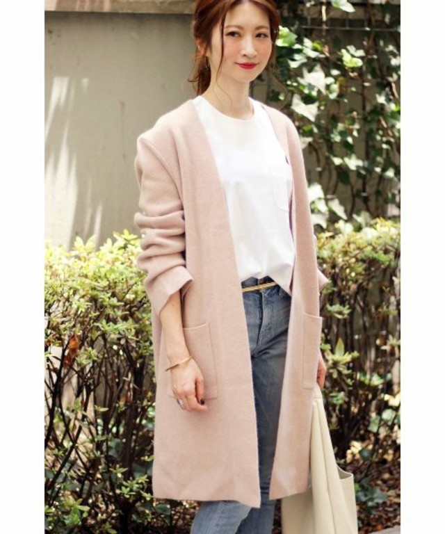 Spick & Span ソフトメリノコーディガン