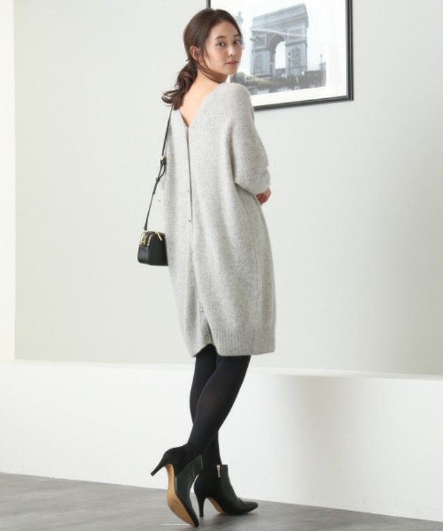 Rouge vif ウールラクーン2WAYワンピース