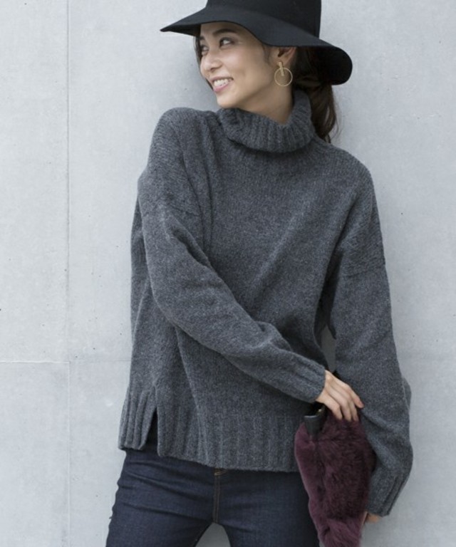 【WEB限定】STUDIOUS タートルスクエアニット【先行予約】