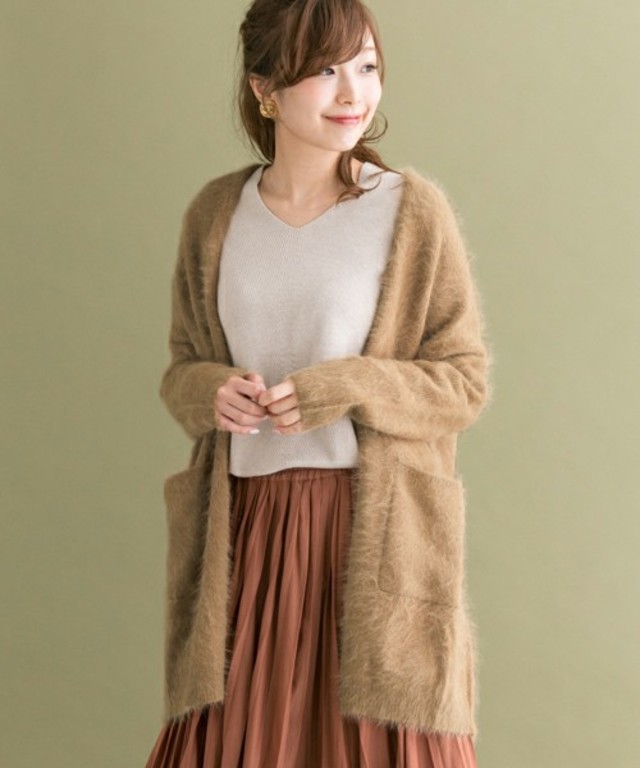 URBAN RESEARCH ROSSO 　アンゴラガウンカーディガン