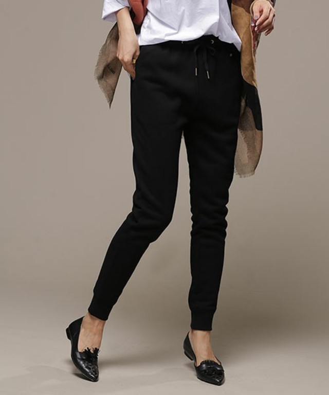 Couture-line（クチュールライン）裏毛ジョガーパンツ