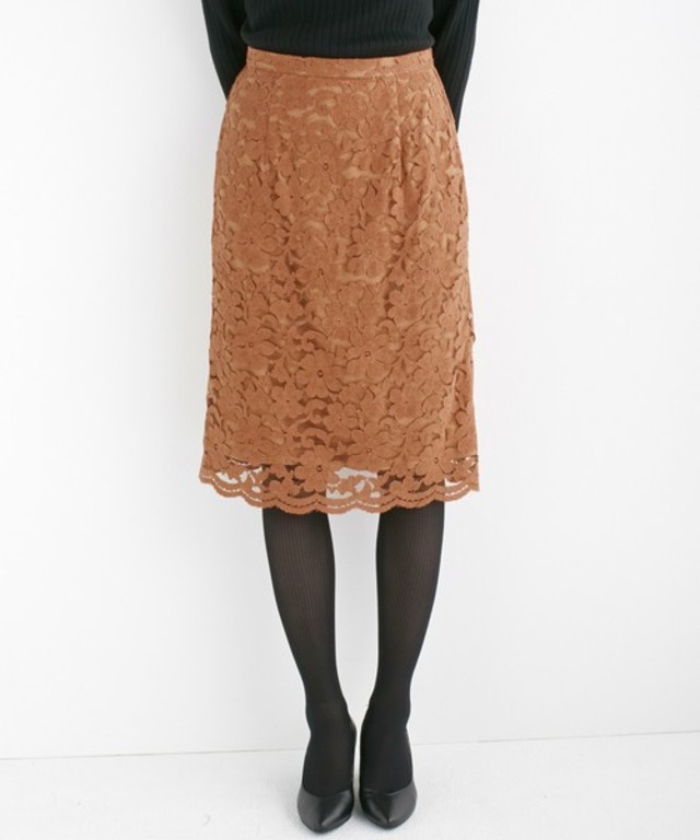 haco! フェミニンレースタイトスカート
