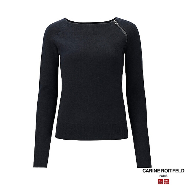 WOMEN ミラノリブボートネックセーター(長袖)