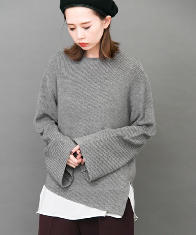 アシンメトリーＳＥＴニット